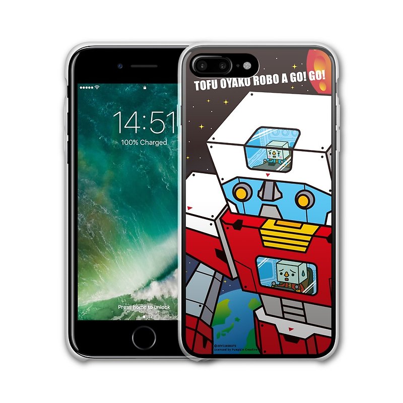 AppleWork iPhone 6/7/8 Plus 原创保护壳 - 亲子豆腐 PSIP-328 - 手机壳/手机套 - 塑料 多色