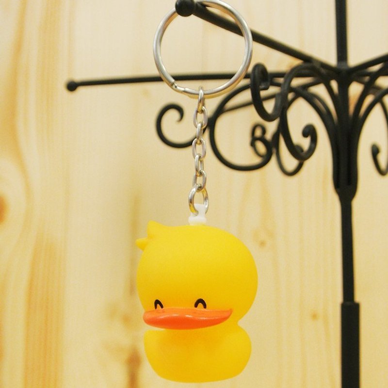 黄色小鸭 钥匙圈－Dommy 幸运小ㄚㄚ - 吊饰 - 塑料 黄色