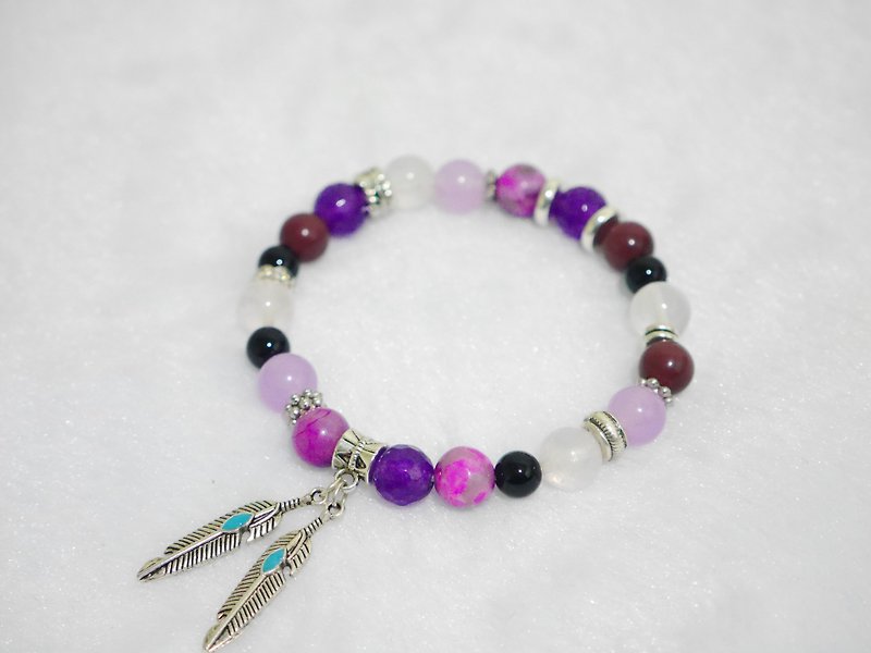 S&A-许愿精灵 紫色串珠 手链 - 手链/手环 - 其他材质 紫色