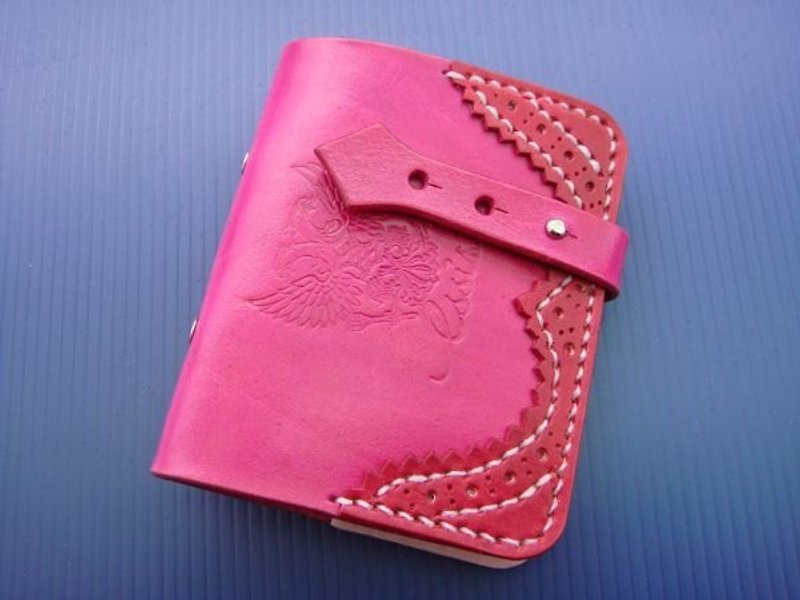 [ ISSIS ] 粉红甜心牛津雕花造型卡票本 - 证件套/卡套 - 其他材质 红色
