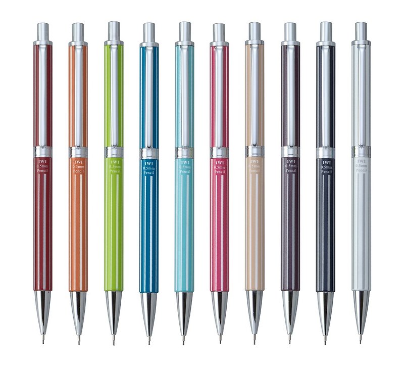 【过季品出清】IWI Candy Bar直线自动铅笔 #10色可选 - 铅笔/自动铅笔 - 其他金属 多色