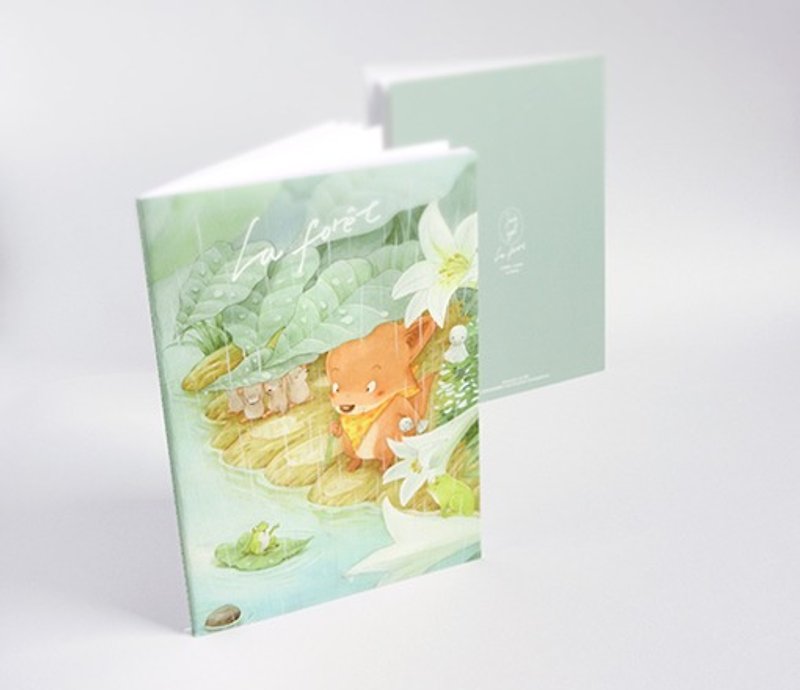 小森林小本本《小河草弄》（笔记本） - 笔记本/手帐 - 纸 绿色