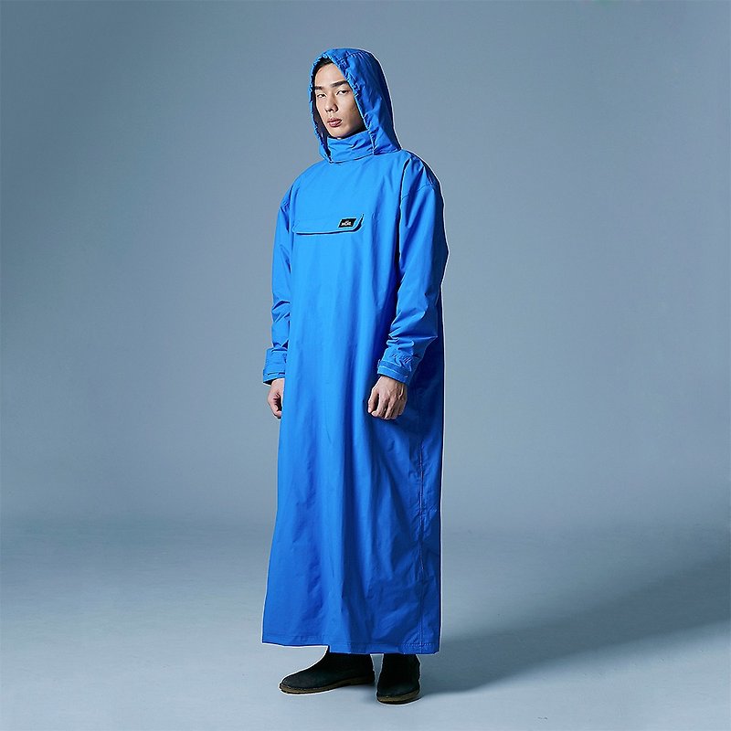 【MORR】Postposi反穿雨衣【皇家蓝】 - 雨伞/雨衣 - 防水材质 蓝色
