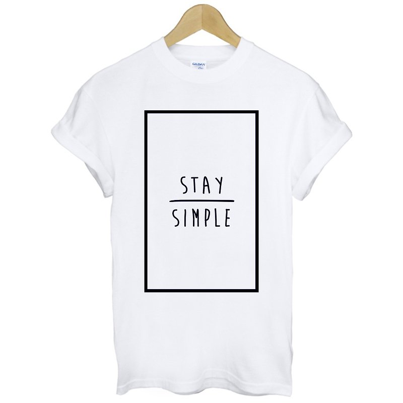 STAY SIMPLE-Rectangle短袖T恤-2色 保持简单长方形 三角形 几何 设计 自创 品牌 时髦 圆 文青 Hipster - 男装上衣/T 恤 - 其他材质 多色