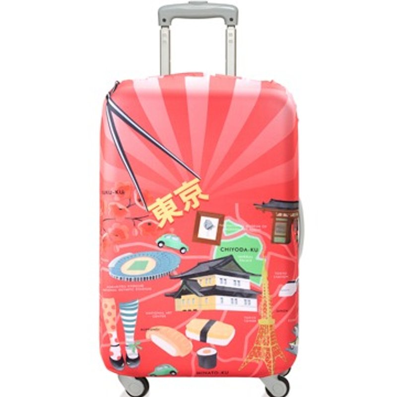 LOQI 行李箱套│东京【M 号】 - 行李箱/行李箱保护套 - 其他材质 红色