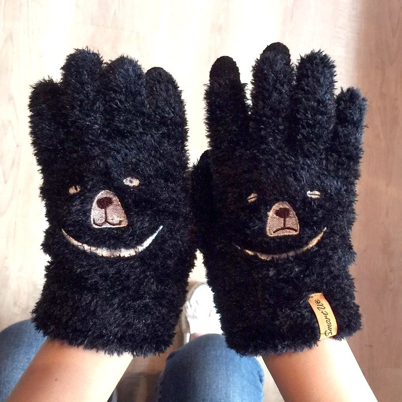 爱困熊触控手套 - 手套 - 其他材质 黑色