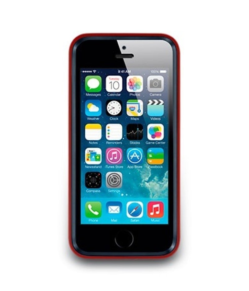 iPhone 5/5s 边框保护套-深红色 - 手机壳/手机套 - 塑料 红色