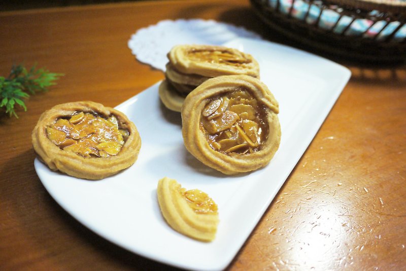 【塔菓甜点】手工饼干-罗马盾牌 - 手工饼干 - 新鲜食材 橘色