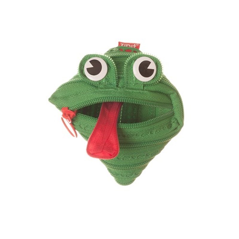 Zipit 动物拉链包(小)-青蛙 - 零钱包 - 其他材质 绿色