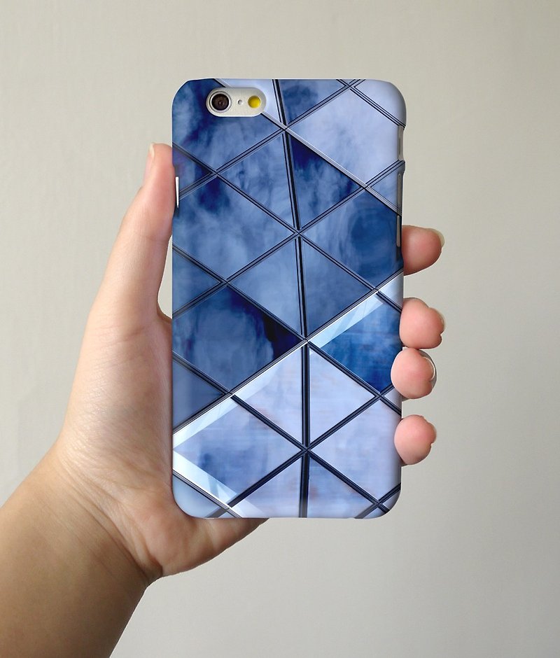 蓝色几何 67 - iPhone 手机壳, Samsung Galaxy 手机套 Samsung Galaxy Note 电话壳 - 其他 - 塑料 