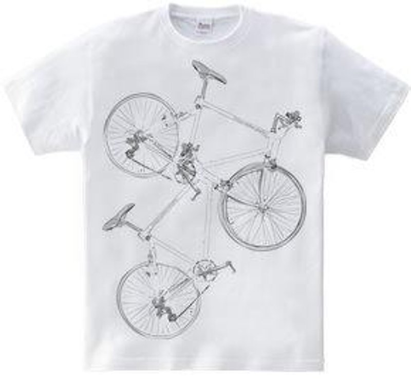 clear bicycle（5.6oz） - 男装上衣/T 恤 - 其他材质 
