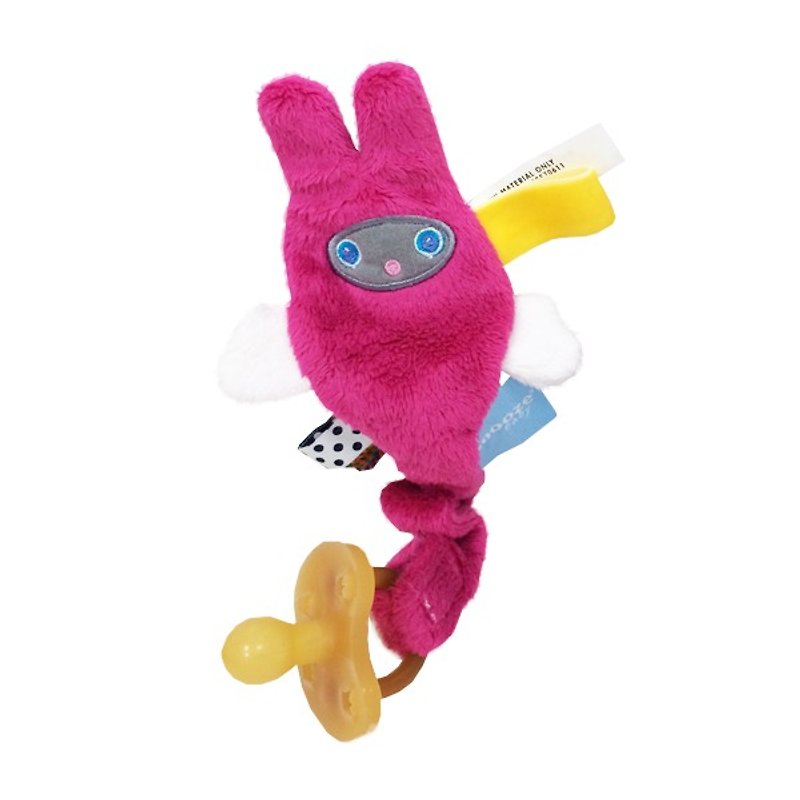荷兰Snoozebaby小飞兔布标奶嘴链夹 - 玩具/玩偶 - 棉．麻 粉红色