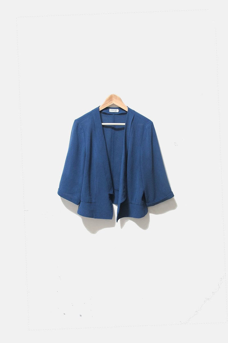 【Wahr】澜织外套 - 女装休闲/机能外套 - 其他材质 蓝色