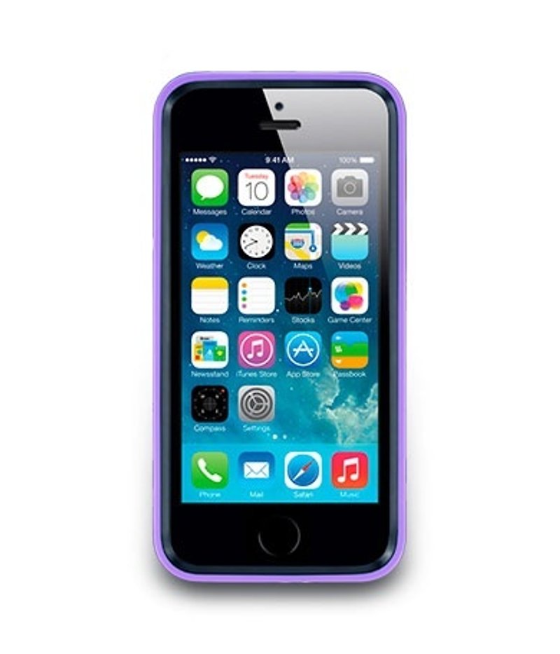 iPhone5/5s 奢华水钻版保护框-水晶紫 - 其他 - 塑料 紫色