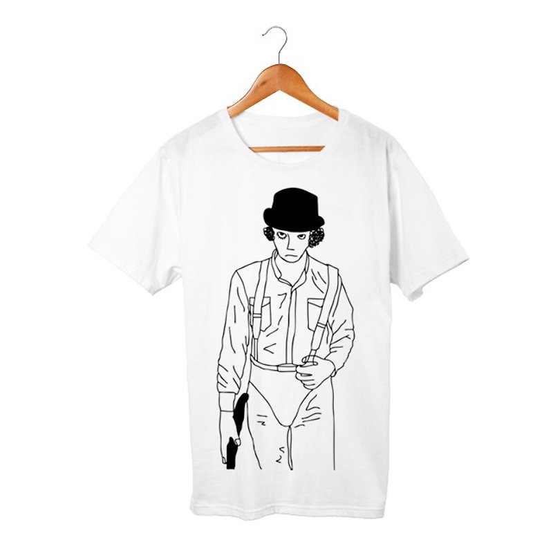Alex T-shirt - 男装上衣/T 恤 - 棉．麻 白色