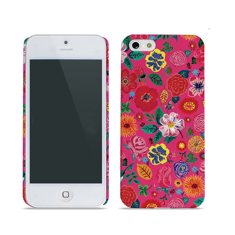 女孩寓所 :: Nathalie-Lete x  iphone 5/5s 手机壳-Flowers - 手机壳/手机套 - 塑料 红色