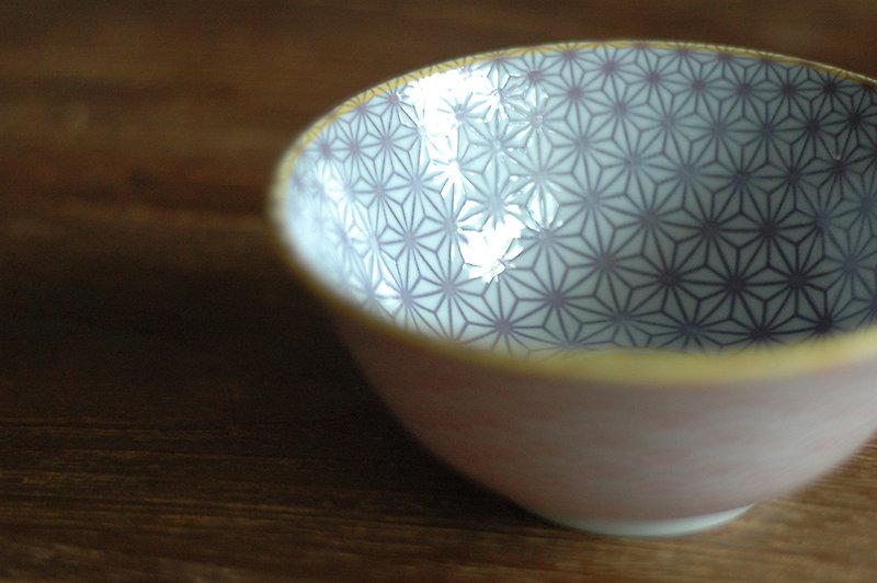 日式北欧风 粉灰 大碗 - 碗 - 其他材质 粉红色