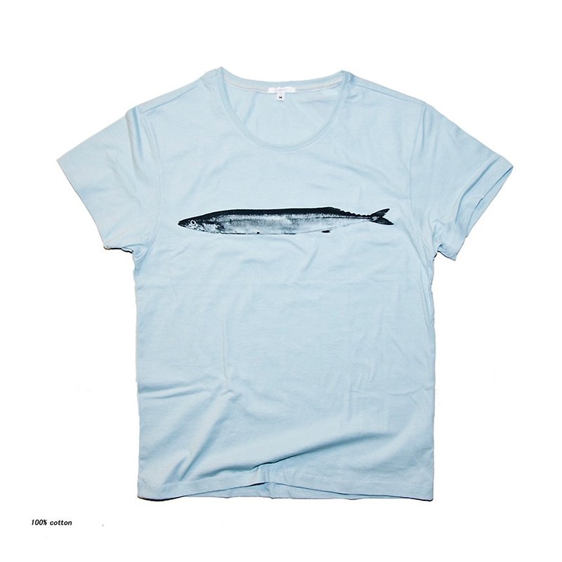 さんま　おもしろデザインTシャツ　ユニセックスXS〜XLサイズ　Tcollector - 女装 T 恤 - 棉．麻 