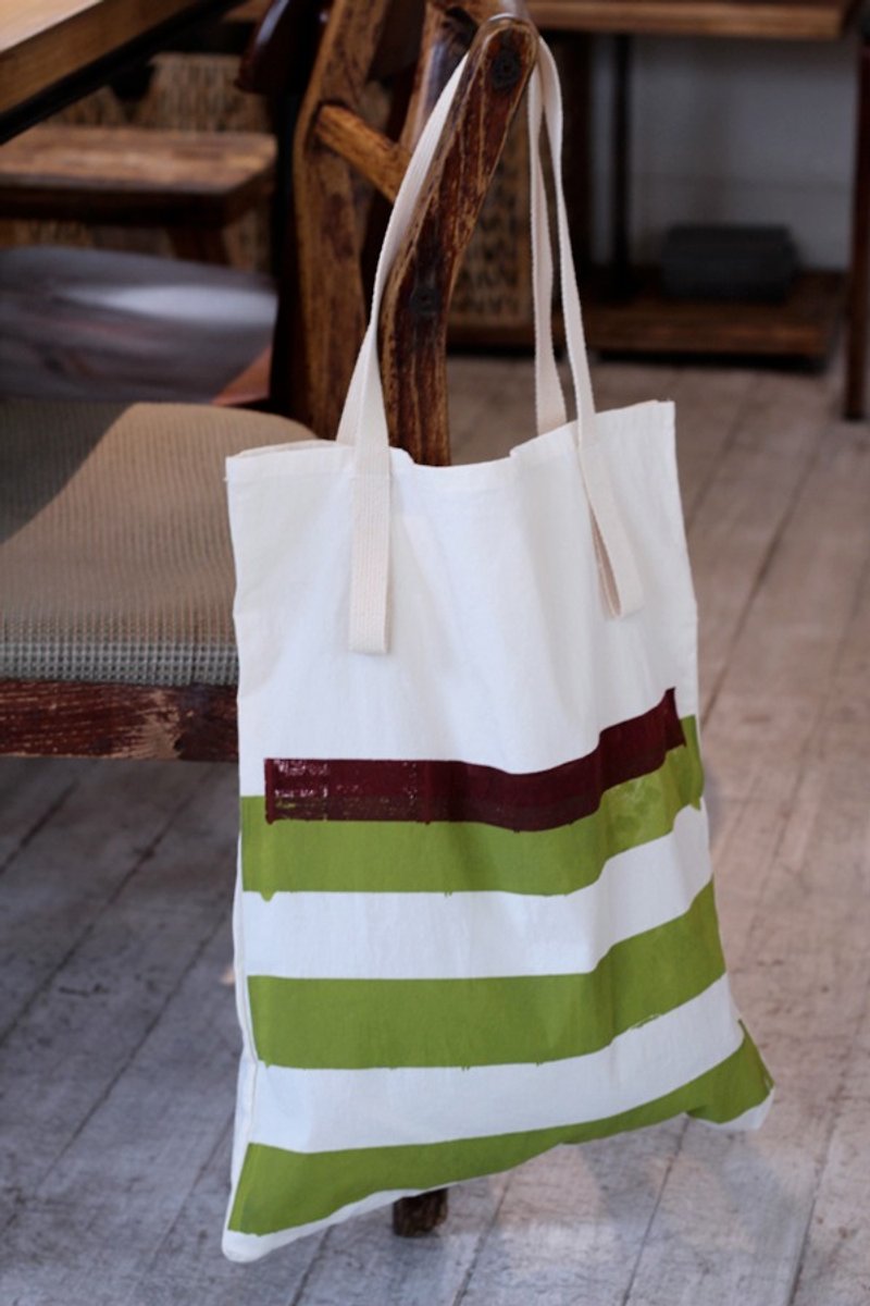 抹茶红豆 ◆ 环保购物袋 - 侧背包/斜挎包 - 其他材质 绿色