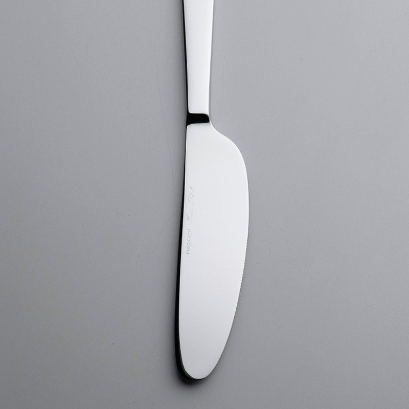 【日本Shinko】日本制 设计师系列- 和静 主餐刀 设计师-柴田文江 - 餐刀/叉/匙组合 - 不锈钢 银色