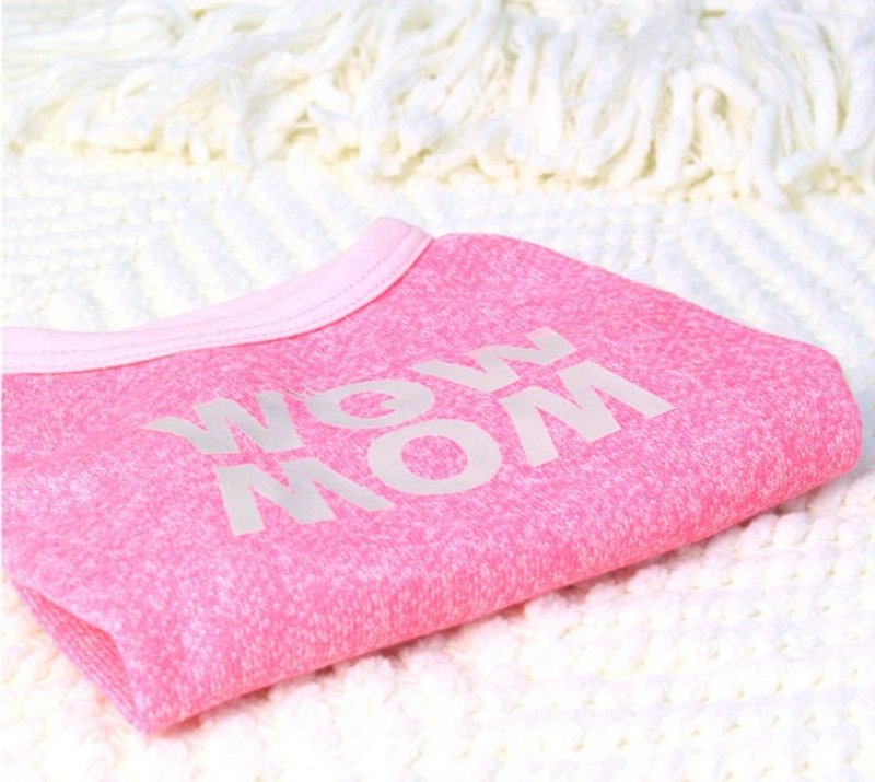 [母亲节精选] MOM反光衣 (宠物衣) - 衣/帽 - 棉．麻 粉红色