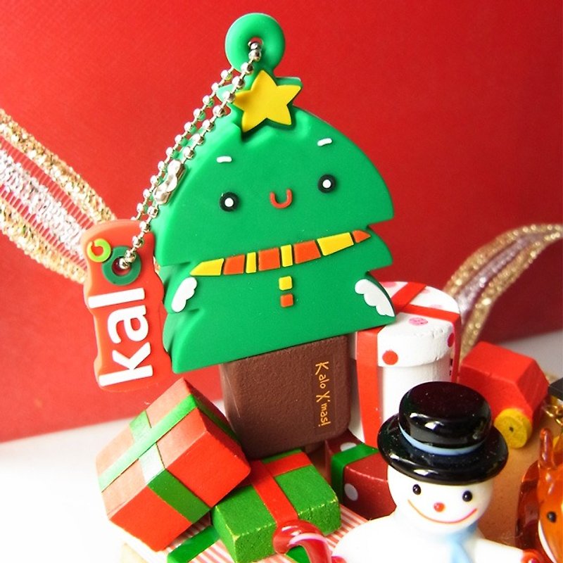 KALO圣诞礼 圣诞USB随身碟16G 圣诞树 圣诞节 交换礼物 - U盘 - 硅胶 绿色