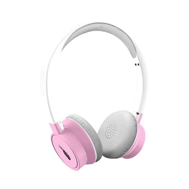 BRIGHT客制化蓝牙耳机 Summer系列 粉红凤梨的爱与和平 内置式麦 - 耳机 - 塑料 多色