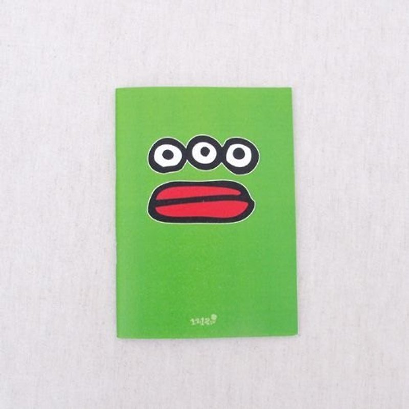 1212玩乐设计旅行记录本-三眼怪 - 笔记本/手帐 - 纸 绿色
