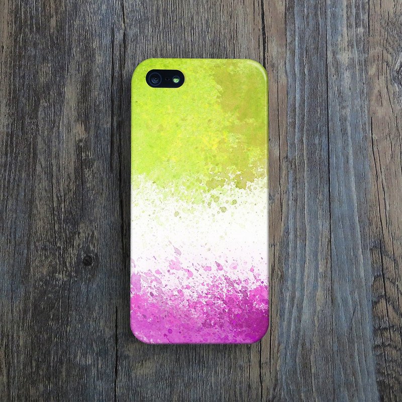 OneLittleForest - 原创手机保护壳- iPhone 4, iPhone 5, iPhone 5c- 三色泼墨 - 手机壳/手机套 - 塑料 多色