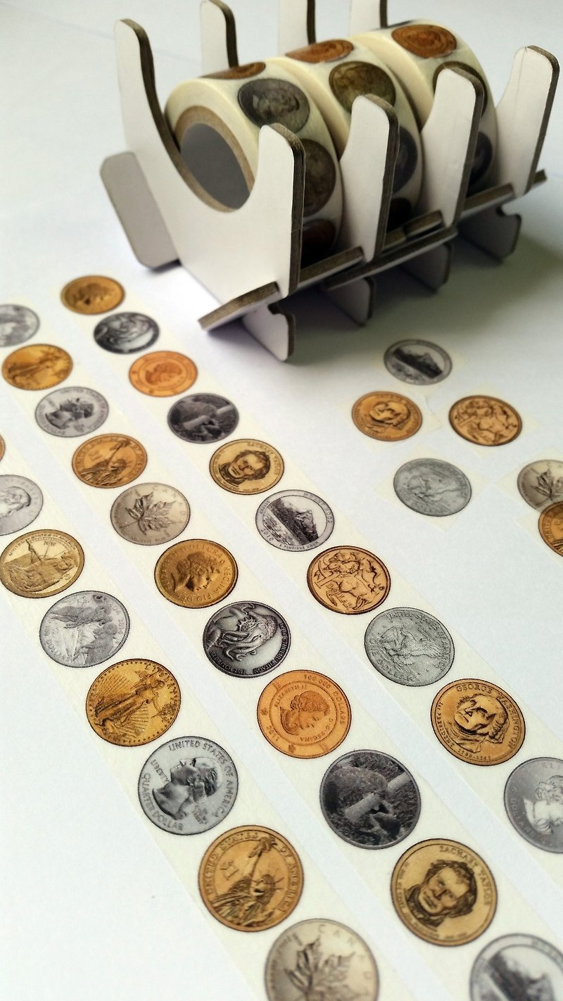 纸胶带 Coins - 纸胶带 - 纸 