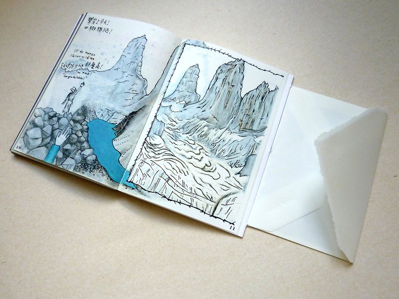 Liuyingchieh 雪 手工科普特装订 旅行写生 艺术家的书 - 刊物/书籍 - 纸 多色
