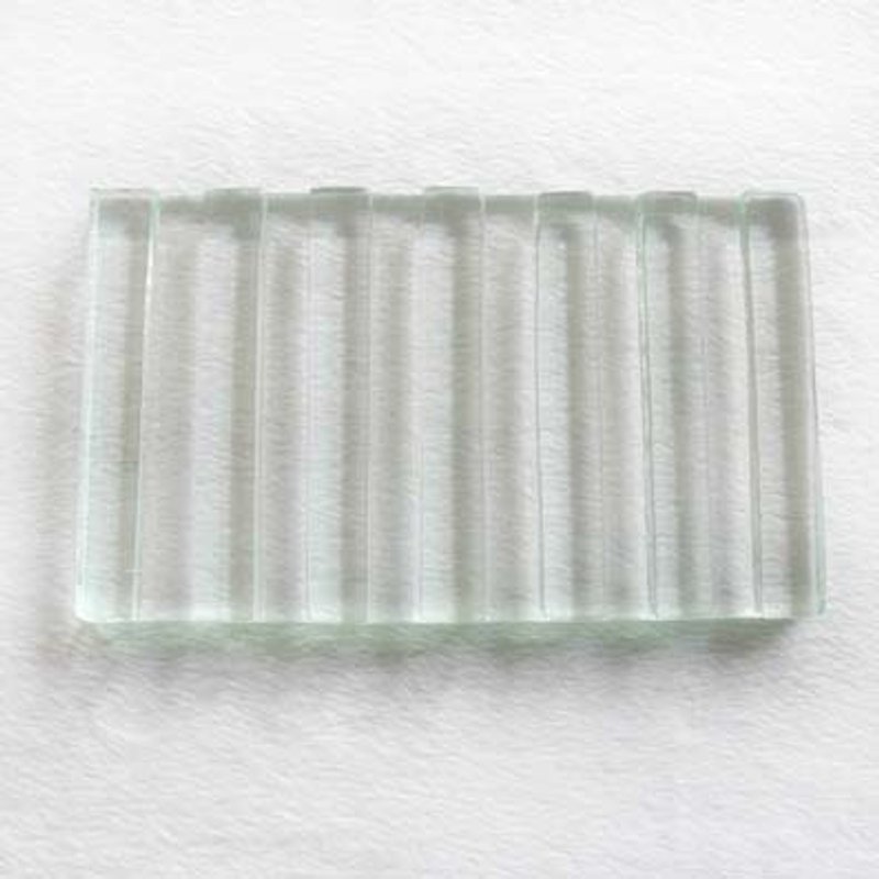 细直纹琉璃皂盘(透) - 摆饰 - 玻璃 透明