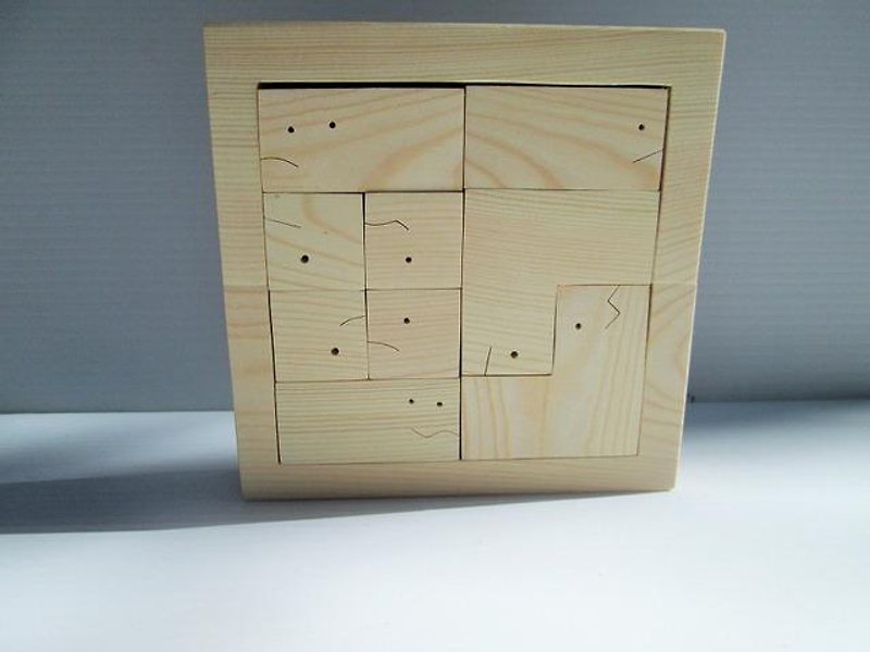 積み木パズル　(初めての積み木) Japan postage 164yen - 拼图 - 木头 卡其色