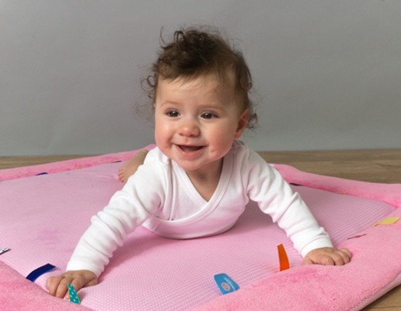 荷兰Snoozebaby布标游戏床垫-粉红点点 - 玩具/玩偶 - 棉．麻 粉红色