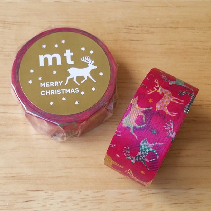 mt 和纸胶带 2015 Christmas【彩色麋鹿 (MTCMAS59)】生产完了品 - 纸胶带 - 纸 多色