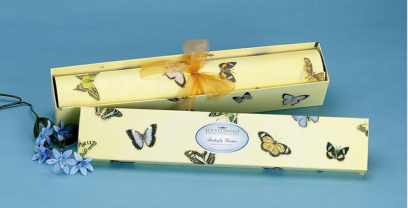 美国Scentennials香衬纸-Butterfly Garden - 香薰/精油/线香 - 纸 黄色