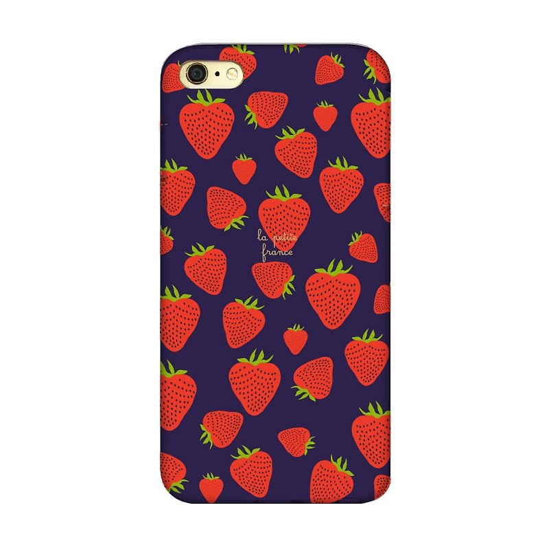 深蓝法香莓果手机壳 - 手机壳/手机套 - 其他材质 红色