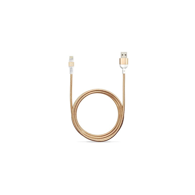 PeAk Lightning - USB 金属编织传输线 3M 金 - 其他 - 其他金属 金色