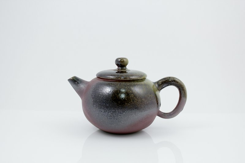 柴烧 柿圆茶壶 - 茶具/茶杯 - 陶 多色