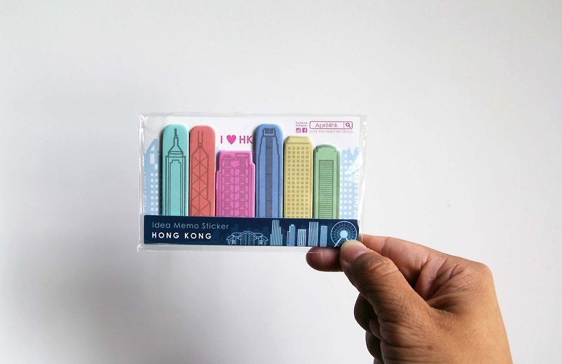 香港造型便条贴 - 便条纸/标签贴 - 纸 多色
