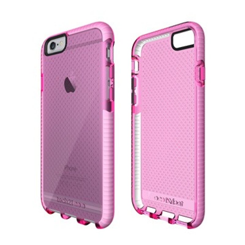 Tech21 英国超冲击 Evo Mesh iPhone 6/6S 防撞软质保护壳 - 透粉 (5055517342032) - 手机壳/手机套 - 其他材质 粉红色