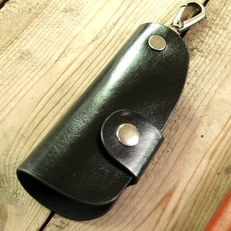 【Dogyball】"交换礼物" 车家实用随身配件简易钥匙包 黑色 - 钥匙链/钥匙包 - 人造皮革 黑色