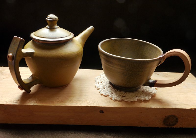 中式单身午茶组/1组 - 茶具/茶杯 - 其他材质 咖啡色