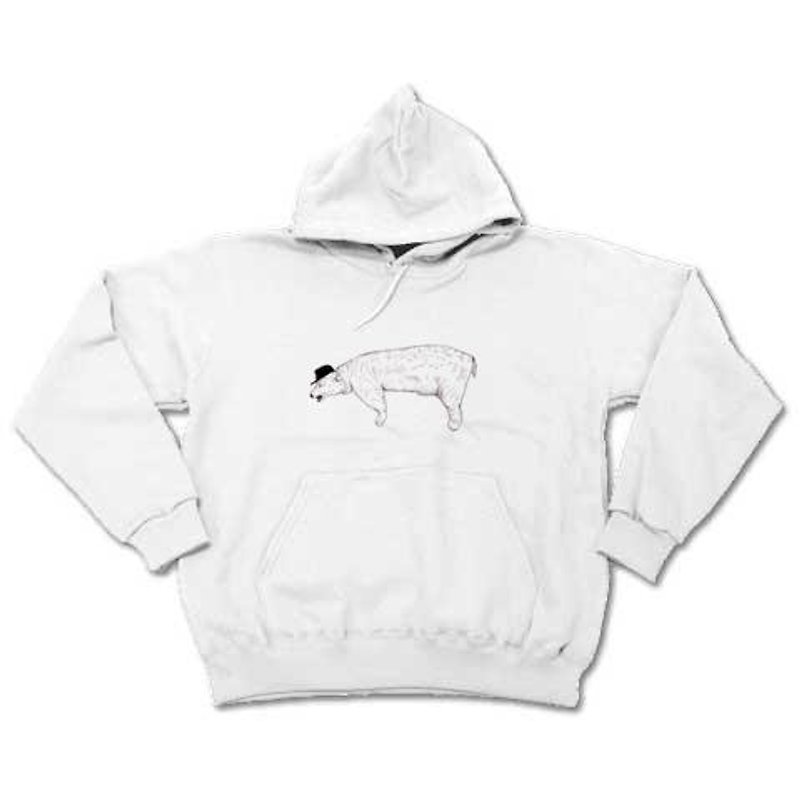 Polar bear（parka white） - 男装上衣/T 恤 - 其他材质 