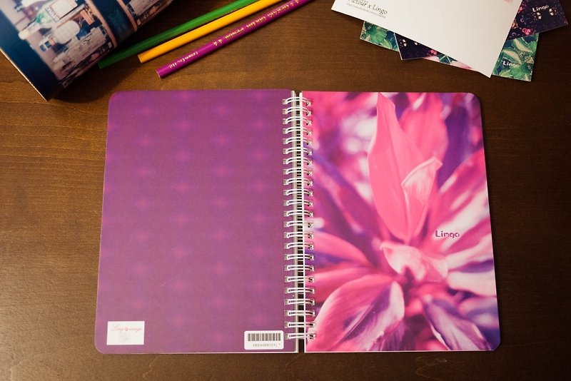【云游视界ღ pictour】 影像创作硬壳封面笔记本‘紫恋’ - 笔记本/手帐 - 纸 紫色