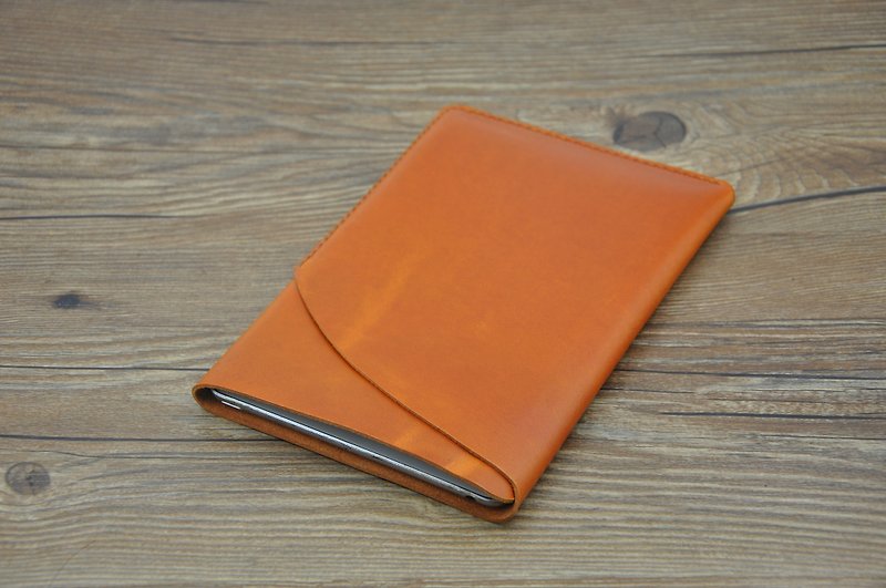 手工制作 保护套  NOKIA N1 头层牛皮保护套 两色 选择 橙色 咖啡色 免费印字 - 平板/电脑保护壳 - 真皮 