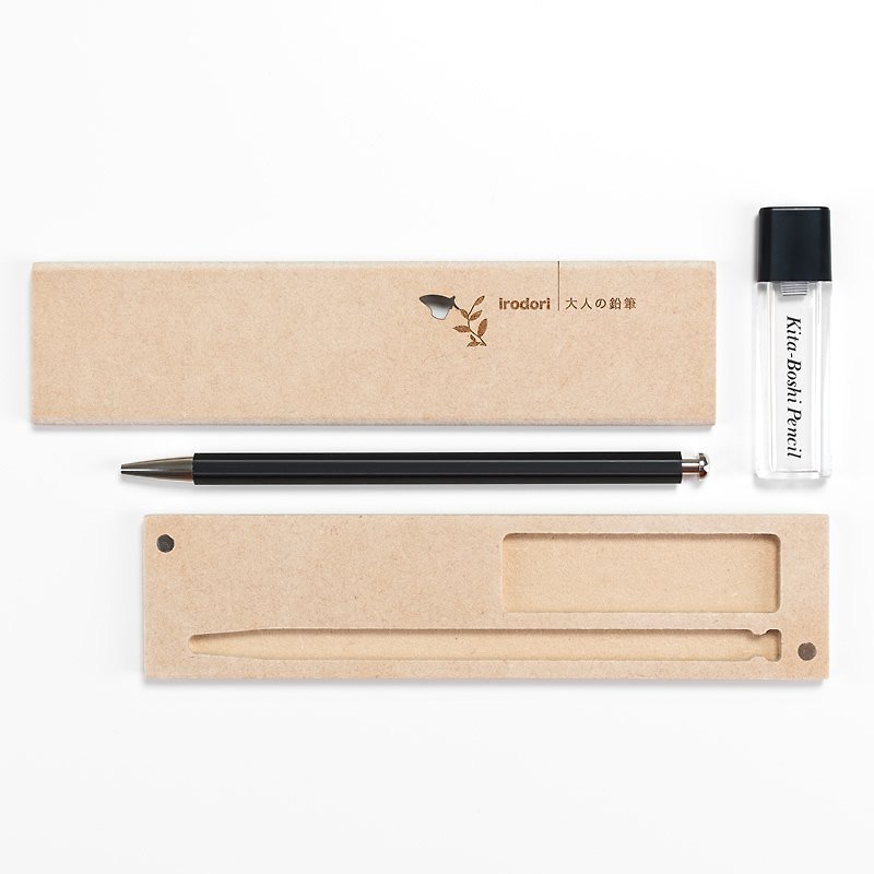 日本北星 大人的铅笔~彩 黑色 木质笔盒组 - 其他书写用品 - 木头 黑色