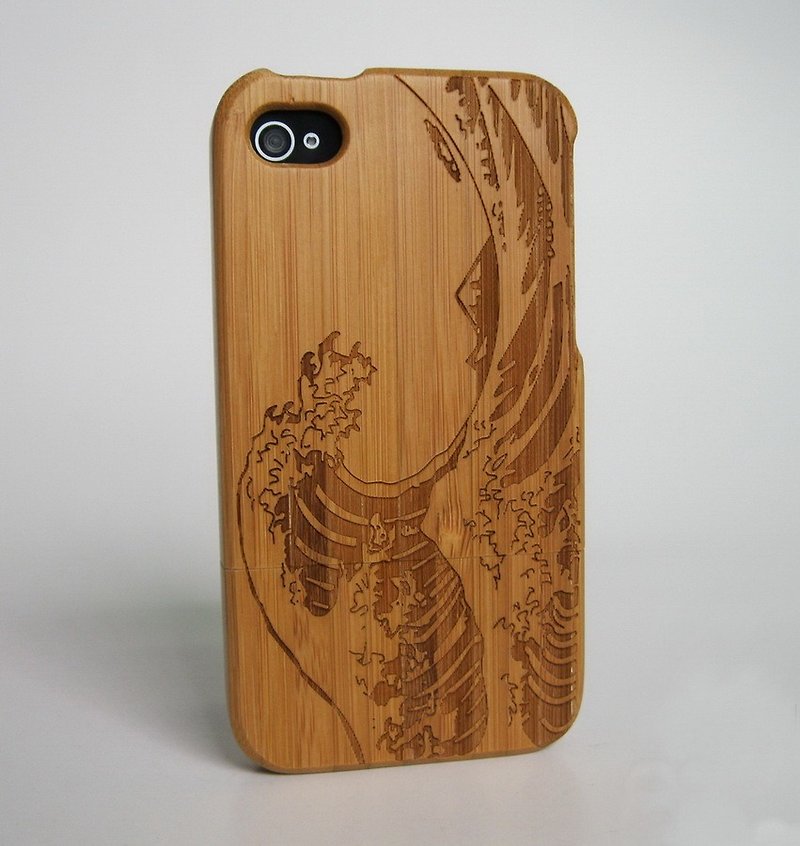 促销实木海浪竹子iphone 4，iPhone 4s手机壳，创意礼品 - 手机壳/手机套 - 竹 