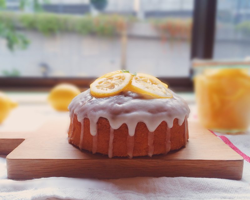 柠檬糖霜磅蛋糕  Lemon Drizzle Cake - 咸派/甜派 - 新鲜食材 黄色