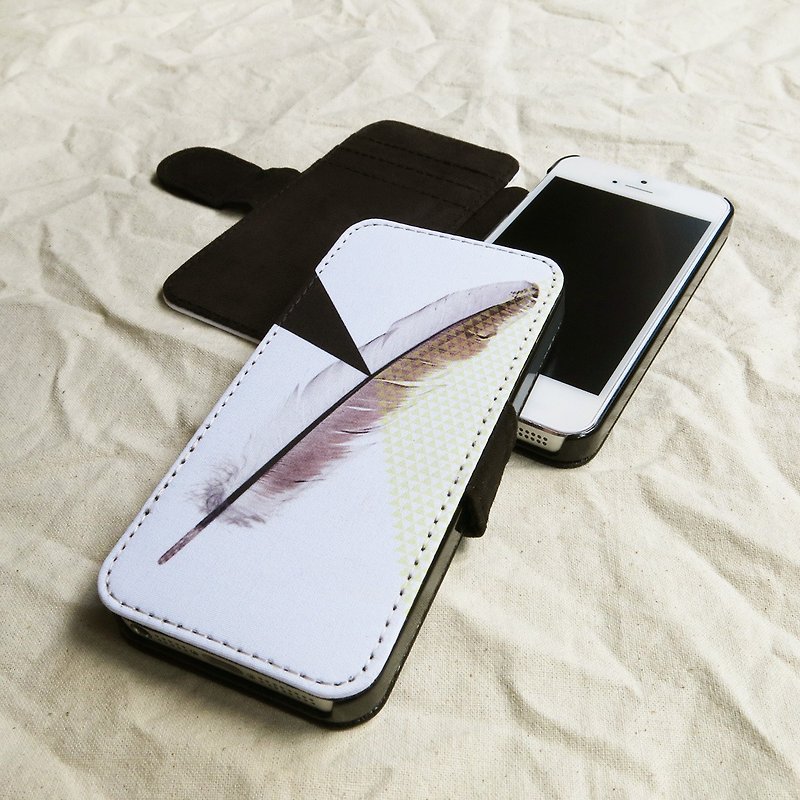 OneLittleForest - 原创手机保护套- iPhone 4, iPhone 5, iPhone 5c- 羽毛 - 手机壳/手机套 - 其他材质 白色